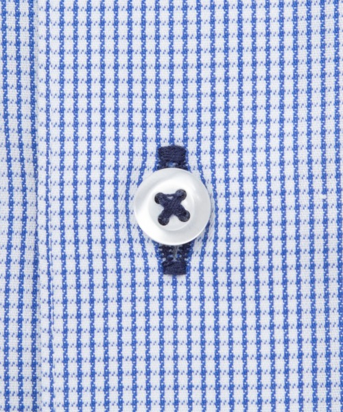 TOKYO SHIRTS(トウキョウシャツ)の「【吸水速乾】 形態安定ノンアイロン ボタンダウン 長袖ビジネスワイシャツ(大きいサイズ・長いサイズ)(ビジネスシャツ・メンズ・ブルー・首回り39cm-裄丈88cm/首回り41cm-裄丈90cm/首回り42cm-裄丈90cm/首回り45cm-裄丈82cm/首回り45cm-裄丈86cm/首回り45cm-裄丈90cm/首回り47cm-裄丈86cm/首回り47cm-裄丈90cm/首回り43cm-裄丈90cm)」の3枚目の写真