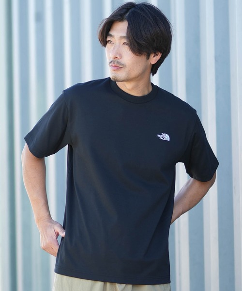 THE NORTH FACE(ザノースフェイス)の「THE NORTH FACE/ノースフェイス メンズ 半袖Tシャツ ショートスリーブTシャツ NT32648(Tシャツ/カットソー・メンズ・ホワイト/ダークベージュ/ブラック・S/XXL/XL/L/M)」の8枚目の写真