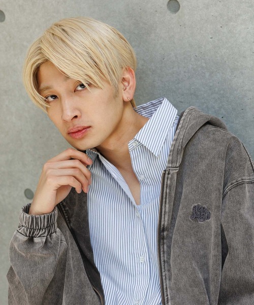 PBLIM（ページボーイリム）の「《UNISEX/まるでデニム見え！/紫外線カット/ストレッチ》マルデニZIPフーディ（パーカー・レディース・ブルー/ブラック・FREE）」の20枚目の写真