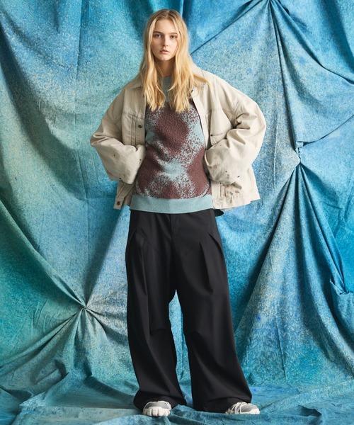 MAISON SPECIAL（メゾンスペシャル）の「《UNISEX》【Vintage Style Denim Fabric】Prime-Over Trucker Denim Jacket/【ヴィンテージスタイルデニム】プライムオーバートラッカージャケット【MAISON SPECIAL/メゾンスペシャル】■セットアップ対応■（デニムジャケット・メンズ・ブラック/ホワイト/ブルー・2/1/0）」の15枚目の写真