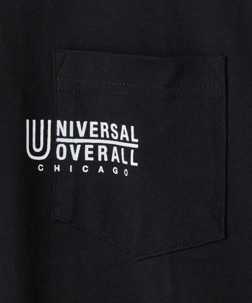 UNIVERSAL OVERALL(ユニバーサルオーバーオール)の「UNIVERSAL OVERALL別注T(Tシャツ/カットソー・メンズ・ブラック/ホワイト・M/L)」の12枚目の写真