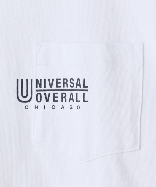 UNIVERSAL OVERALL(ユニバーサルオーバーオール)の「UNIVERSAL OVERALL別注T(Tシャツ/カットソー・メンズ・ブラック/ホワイト・M/L)」の13枚目の写真