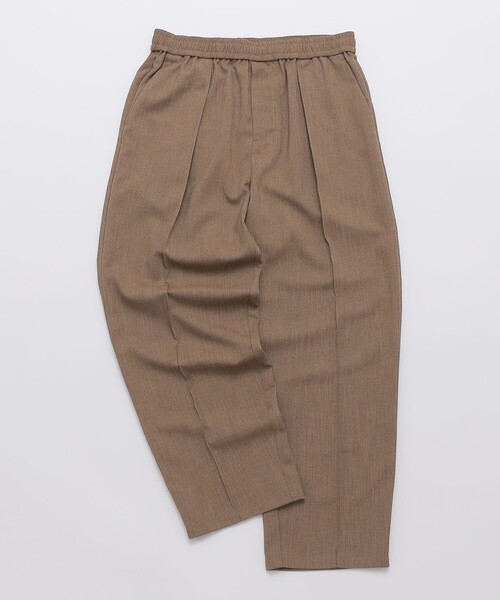 SHIPS（シップス）の「SHIPS: Comfy Line ワイド ピンタック イージーパンツ（その他パンツ・メンズ・チャコールグレー/ライトグレー/ブラウン/ネイビー・SMALL/MEDIUM/LARGE）」の11枚目の写真