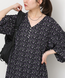 JOURNAL STANDARD relume | 《WEB限定》フラワークレープギャザーワンピース(ワンピース)