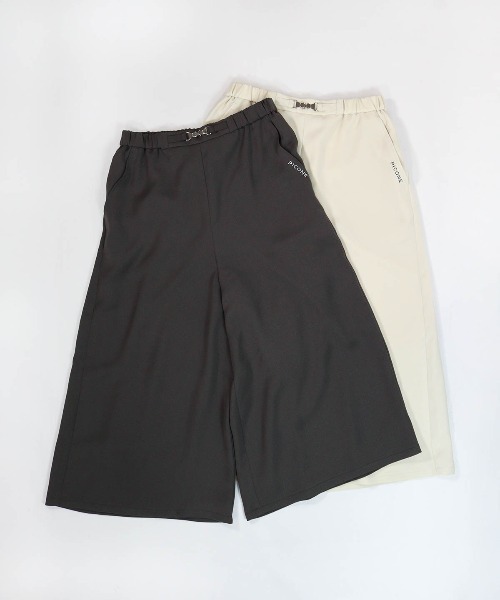 STUDIO PICONE(スタジオピッコーネ)の「ピコベルト七分丈ワイドパンツ(その他パンツ・レディース・グレー/ベージュ・M/LL/L)」の16枚目の写真