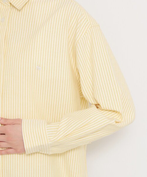 THE SHOP TK (ザ ショップ ティーケー )の「【POLO BCS 別注】ストライプOXシャツ(シャツ/ブラウス・レディース・ピンク系その他/イエロー系その他4/ブルー系2・99)」の9枚目の写真