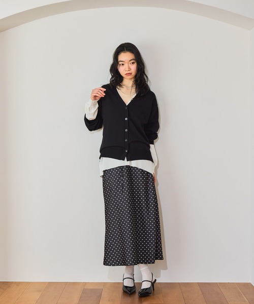 mysty woman（ミスティウーマン）の「【UVカット】UVカットカーディガンLS　659793（カーディガン/ボレロ・レディース・グレー/オフホワイト/ブラック/グレー系その他・FREE）」の8枚目の写真