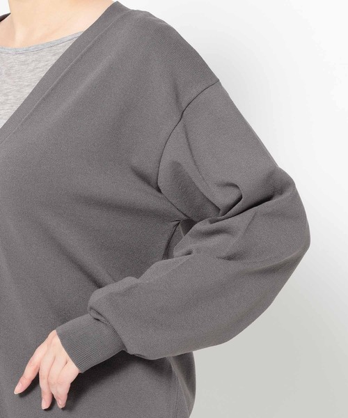 mysty woman（ミスティウーマン）の「【UVカット】UVカットカーディガンLS　659793（カーディガン/ボレロ・レディース・グレー/オフホワイト/ブラック/グレー系その他・FREE）」の16枚目の写真