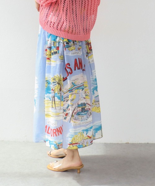 Three Four Time（ｽﾘｰﾌｫｰﾀｲﾑ）の「レトロヴィンテージ柄スカート（スカート・レディース・パープル・FREE）」の11枚目の写真