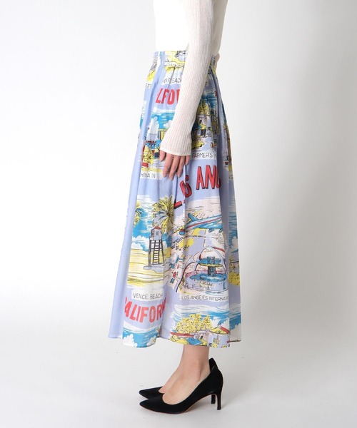 Three Four Time（ｽﾘｰﾌｫｰﾀｲﾑ）の「レトロヴィンテージ柄スカート（スカート・レディース・パープル・FREE）」の13枚目の写真