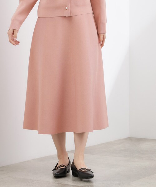 grove（グローブ）の「【SETUP対応】ニットフレアスカート（スカート・レディース・ネイビー/グレー/ベビーピンク・02/01/03/04/05）」の8枚目の写真