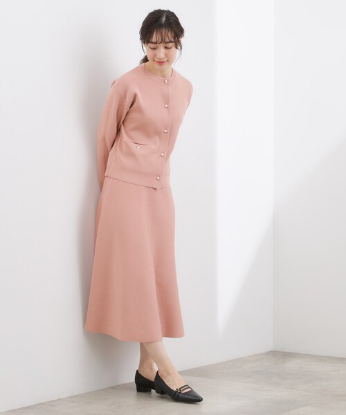 grove（グローブ）の「【SETUP対応】ニットフレアスカート（スカート・レディース・ネイビー/グレー/ベビーピンク・02/01/03/04/05）」の10枚目の写真