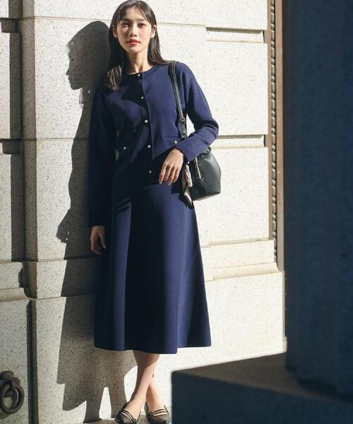 grove（グローブ）の「【SETUP対応】ニットフレアスカート（スカート・レディース・ネイビー/グレー/ベビーピンク・02/01/03/04/05）」の12枚目の写真