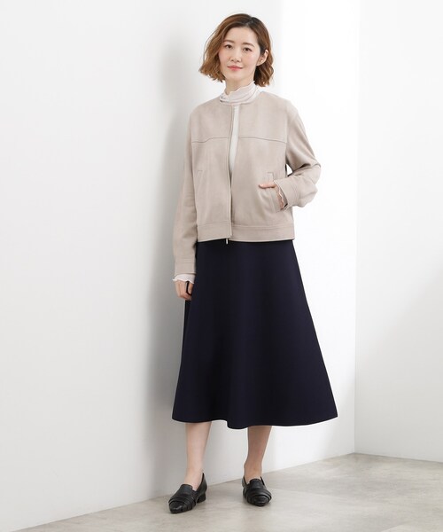 grove（グローブ）の「【SETUP対応】ニットフレアスカート（スカート・レディース・ネイビー/グレー/ベビーピンク・02/01/03/04/05）」の16枚目の写真