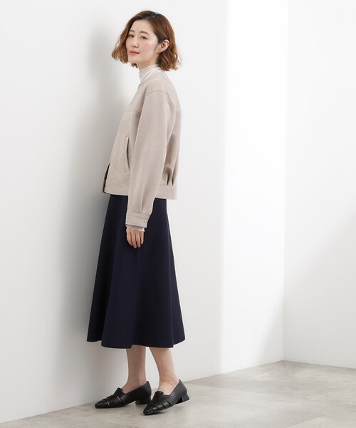 grove（グローブ）の「【SETUP対応】ニットフレアスカート（スカート・レディース・ネイビー/グレー/ベビーピンク・02/01/03/04/05）」の17枚目の写真