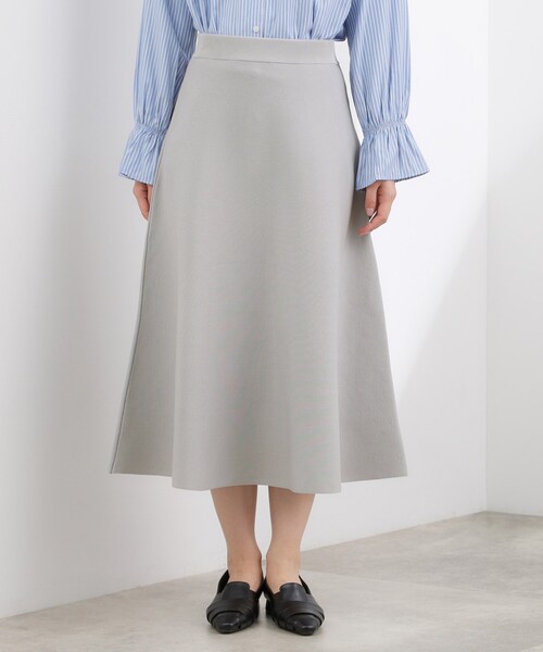 grove（グローブ）の「【SETUP対応】ニットフレアスカート（スカート・レディース・ネイビー/グレー/ベビーピンク・02/01/03/04/05）」の19枚目の写真