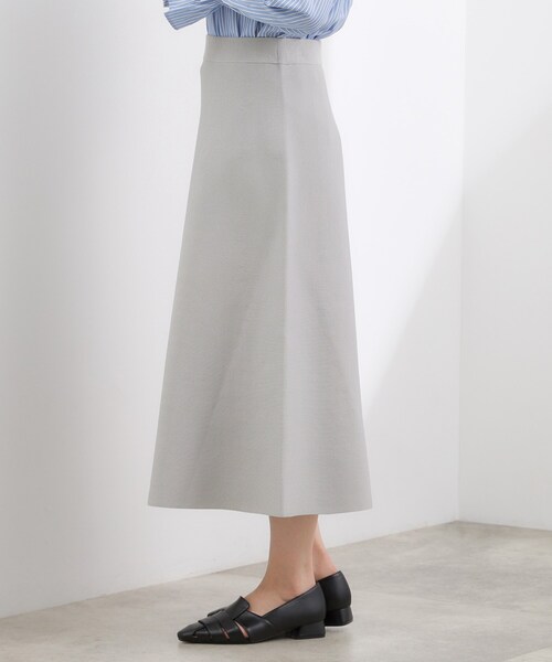 grove（グローブ）の「【SETUP対応】ニットフレアスカート（スカート・レディース・ネイビー/グレー/ベビーピンク・02/01/03/04/05）」の20枚目の写真