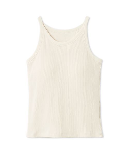 FRAY I.D（フレイアイディー）の「カップインリブタンクトップ／ウォッシャブル（タンクトップ・レディース・ホワイト/ピンク/ベージュ/ブラック・F）」の3枚目の写真