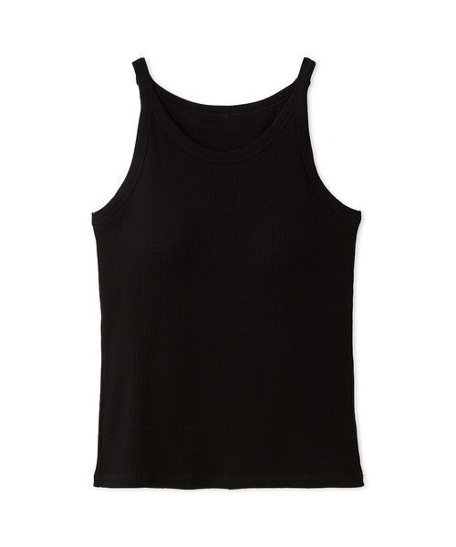 FRAY I.D（フレイアイディー）の「カップインリブタンクトップ／ウォッシャブル（タンクトップ・レディース・ホワイト/ピンク/ベージュ/ブラック・F）」の5枚目の写真