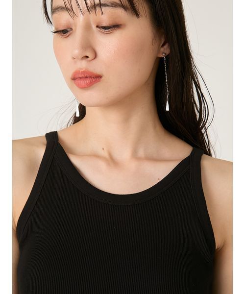 FRAY I.D（フレイアイディー）の「カップインリブタンクトップ／ウォッシャブル（タンクトップ・レディース・ホワイト/ピンク/ベージュ/ブラック・F）」の6枚目の写真