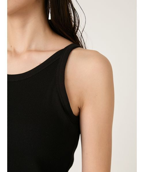 FRAY I.D（フレイアイディー）の「カップインリブタンクトップ／ウォッシャブル（タンクトップ・レディース・ホワイト/ピンク/ベージュ/ブラック・F）」の7枚目の写真