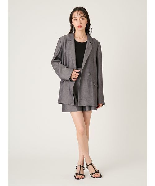 FRAY I.D（フレイアイディー）の「カップインリブタンクトップ／ウォッシャブル（タンクトップ・レディース・ホワイト/ピンク/ベージュ/ブラック・F）」の10枚目の写真