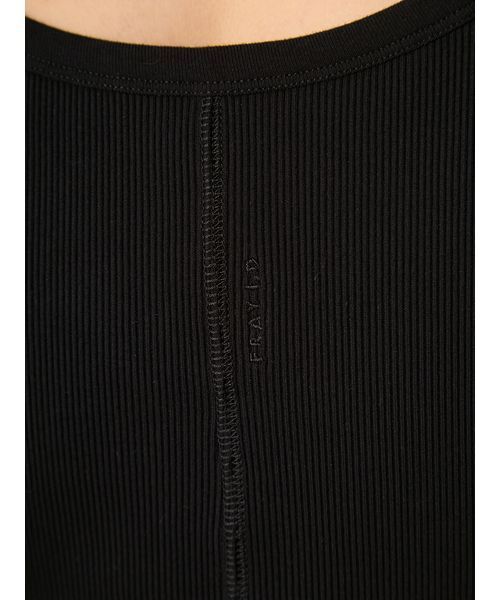 FRAY I.D（フレイアイディー）の「カップインリブタンクトップ／ウォッシャブル（タンクトップ・レディース・ホワイト/ピンク/ベージュ/ブラック・F）」の12枚目の写真