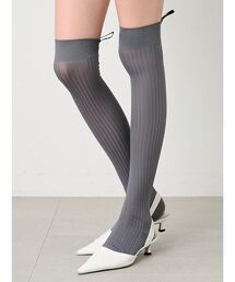 SORIN（ソリン　）の「Bright Rib Knee-high Socks/ブライトリブ ニーハイソックス（ソックス/靴下）」