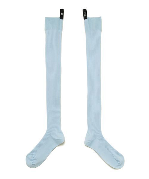 SORIN（ソリン　）の「Bright Rib Knee-high Socks/ブライトリブ ニーハイソックス（ソックス/靴下・レディース・ピンク/サックスブルー/ダークグレー・F）」の9枚目の写真
