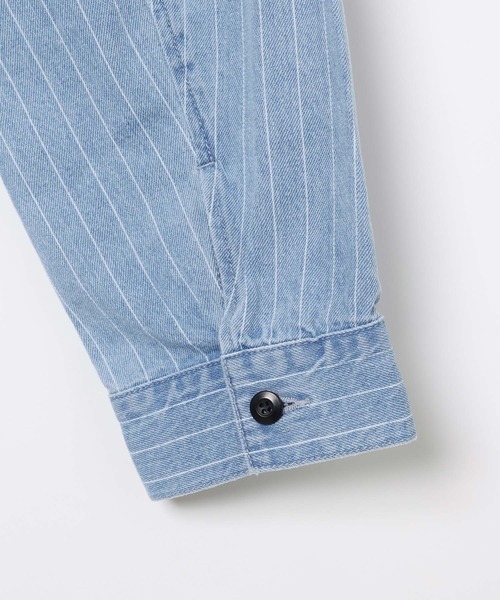 LEPSIM（レプシィム）の「ヒッコリーオールインワン　641372（その他パンツ・レディース・ブルー/チャコールグレー・FREE）」の18枚目の写真