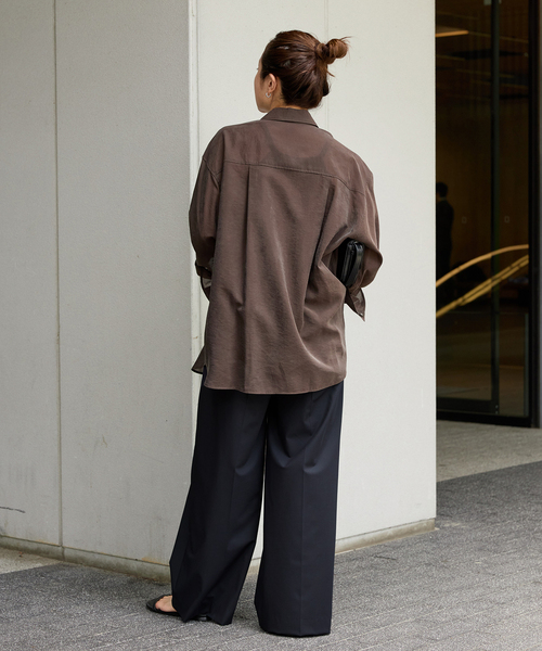 JOURNAL STANDARD(ジャーナルスタンダード)の「《追加2》ソモウライクイージースラックス(スラックス・レディース・ネイビー/ライトグレー・36/38)」の7枚目の写真