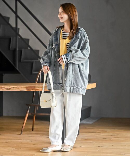 rps（アールピーエス）の「フードＧジャン（デニムジャケット・レディース・ブラック/ブルー・フリー）」の11枚目の写真