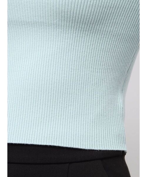 MERCURYDUO（マーキュリーデュオ）の「前後2WAY金ボタンアメスリニット（ニット/セーター・レディース・ミント/オフホワイト/ベージュ・FREE）」の9枚目の写真