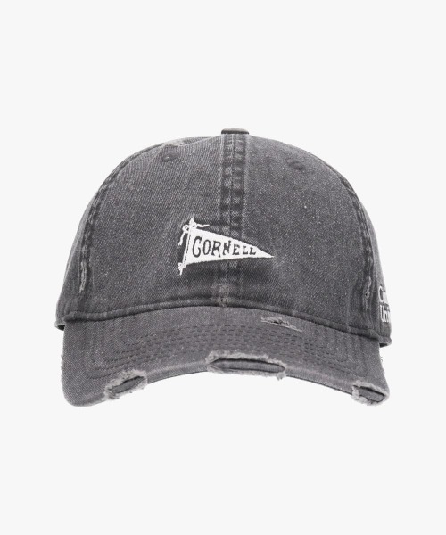 OVERRIDE（オーバーライド）の「Cornell ACID WASHED CAP / カレッジ（キャップ・レディース・ブラック・57~59cm）」の3枚目の写真