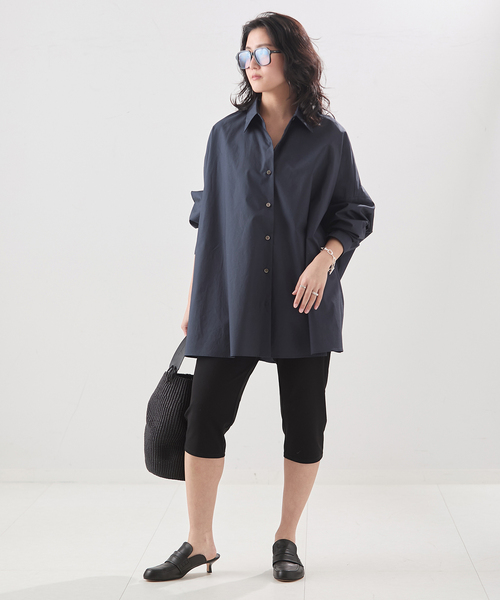 journal standard L'essage（ジャーナルスタンダードレサージュ）の「サイクルパンツ（その他パンツ・レディース・ブラック・38/36）」の2枚目の写真