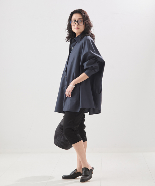 journal standard L'essage（ジャーナルスタンダードレサージュ）の「サイクルパンツ（その他パンツ・レディース・ブラック・38/36）」の3枚目の写真