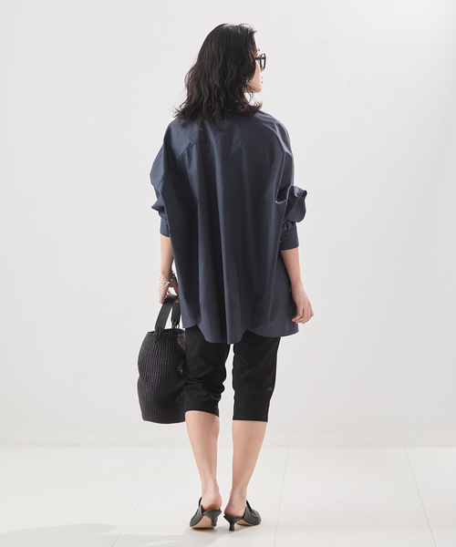 journal standard L'essage（ジャーナルスタンダードレサージュ）の「サイクルパンツ（その他パンツ・レディース・ブラック・38/36）」の4枚目の写真