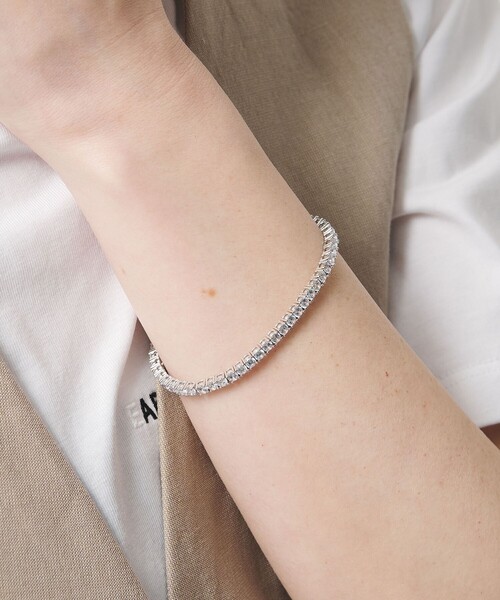 UNITED ARROWS（ユナイテッドアローズ）の「テニス ブレスレット（ブレスレット・レディース・シルバー・FREE）」の2枚目の写真