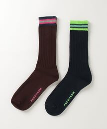 ROOPTOKYO（ループトウキョウ）の「FACETASM/ファセッタズム 手編み風 2Pハイソックス 2026年春夏（ソックス/靴下）」