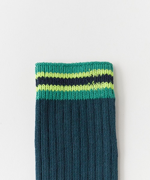 FACETASM（ファセッタズム）の「FACETASM/ファセッタズム 手編み風 2Pハイソックス 2026年春夏（ソックス/靴下・メンズ・ホワイト系その他/ブルー系その他・FREE）」の11枚目の写真