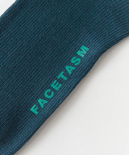 FACETASM（ファセッタズム）の「FACETASM/ファセッタズム 手編み風 2Pハイソックス 2026年春夏（ソックス/靴下・メンズ・ホワイト系その他/ブルー系その他・FREE）」の16枚目の写真