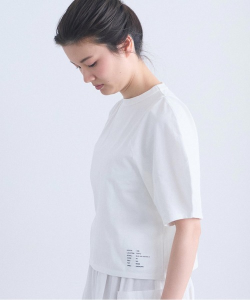 I am I in fact...（アイアムアイインファクト）の「MOONY TEE（Tシャツ/カットソー・レディース・ホワイト・FREE）」の3枚目の写真