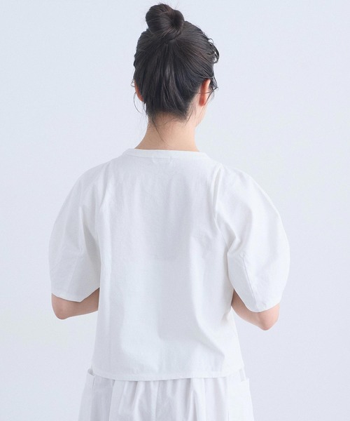 I am I in fact...（アイアムアイインファクト）の「MOONY TEE（Tシャツ/カットソー・レディース・ホワイト・FREE）」の6枚目の写真