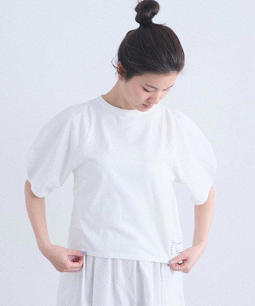 I am I in fact...（アイアムアイインファクト）の「MOONY TEE（Tシャツ/カットソー・レディース・ホワイト・FREE）」の7枚目の写真