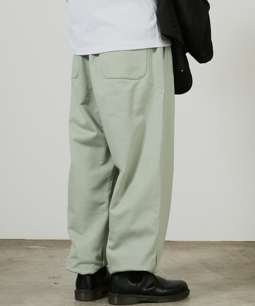 superNova.（スーパーノヴァ）の「superNova. 1tuck sweat pants / SN-437A，SN-437B 秋服 冬服（スウェットパンツ・メンズ・ミント/アイボリー・FREE）」の18枚目の写真