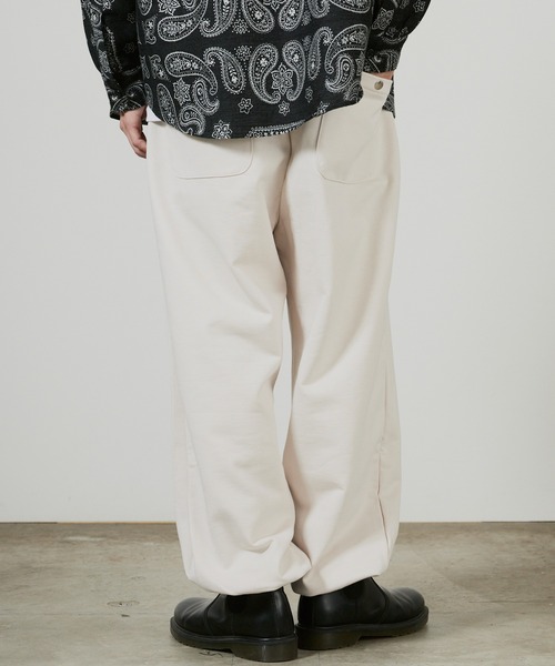 superNova.（スーパーノヴァ）の「superNova. 1tuck sweat pants / SN-437A，SN-437B 秋服 冬服（スウェットパンツ・メンズ・ミント/アイボリー・FREE）」の6枚目の写真