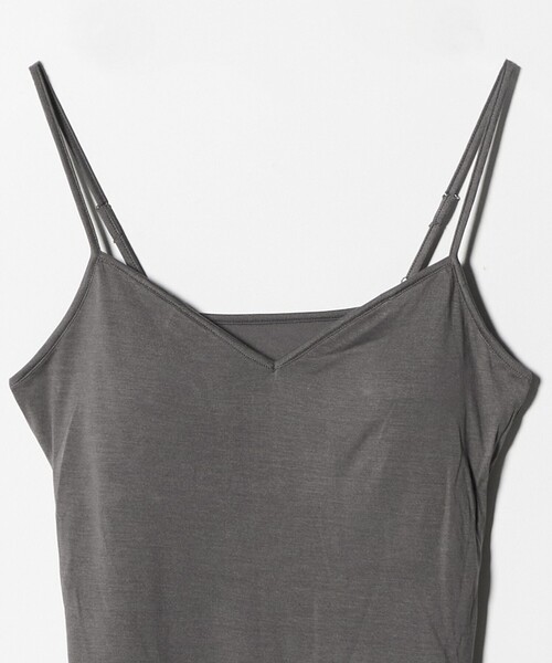 Steven Alan（スティーブンアラン）の「＜COCOONA SKINWEAR＞CUP CAMISOLE/キャミソール（キャミソール・レディース・ブラック/ダークグレー・1）」の4枚目の写真