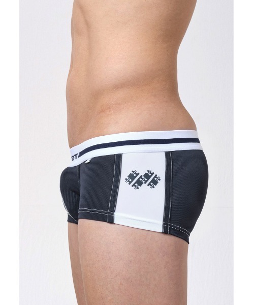 TOOT（トゥート）の「サイドエンブレム メッシュ ボクサー（ボクサーパンツ・メンズ・ボルドー/ホワイト/ネイビー・MEDIUM/SMALL/X-LARGE/LARGE）」の2枚目の写真