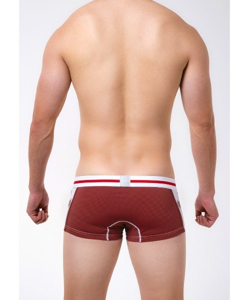 TOOT（トゥート）の「サイドエンブレム メッシュ ボクサー（ボクサーパンツ・メンズ・ボルドー/ホワイト/ネイビー・MEDIUM/SMALL/X-LARGE/LARGE）」の9枚目の写真