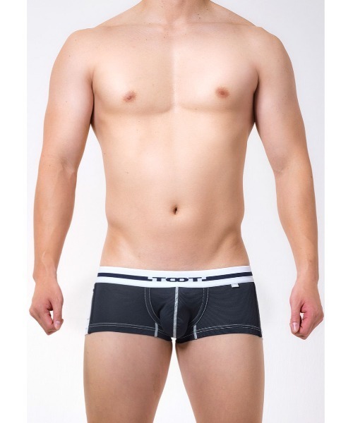 TOOT（トゥート）の「サイドエンブレム メッシュ ボクサー（ボクサーパンツ・メンズ・ボルドー/ホワイト/ネイビー・MEDIUM/SMALL/X-LARGE/LARGE）」の10枚目の写真